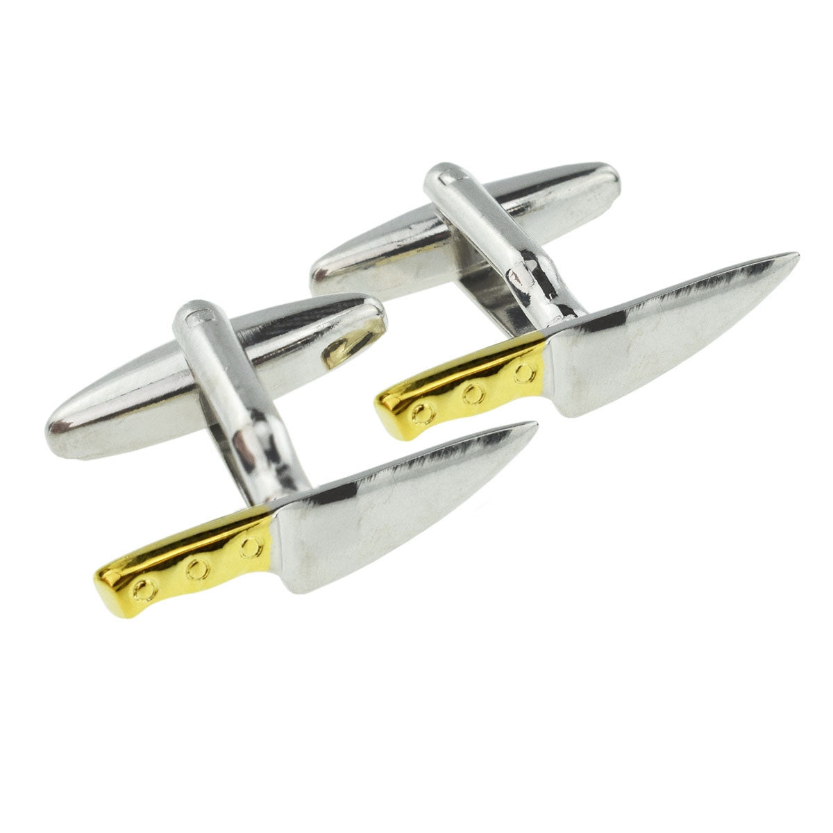 Two Tone Gold & Silver Chefs / Butchers Knife Cufflinks | Ashton and Finch