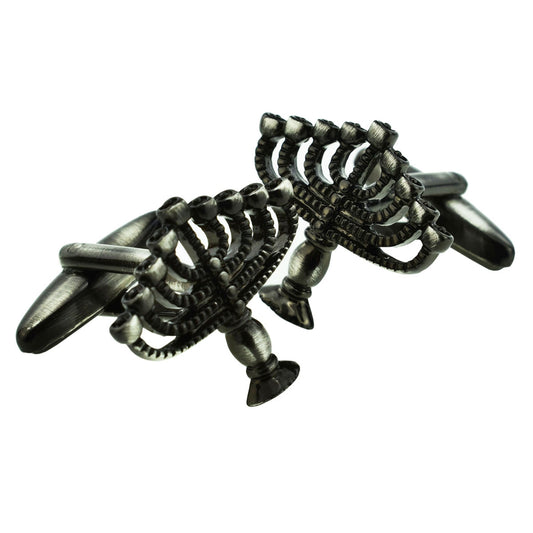 Hannukah Menorah Candle Holder religion Cufflinks | Ashton and Finch