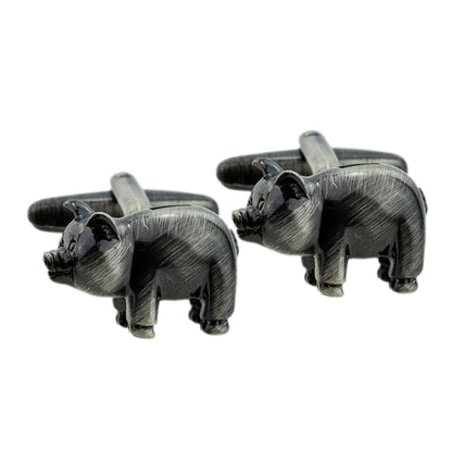 Piggy Bank Style Pig Farm Animal Cufflinks | Ashton and Finch