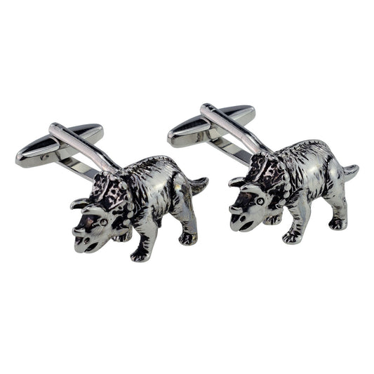 Triceratops Dinosaur Fossil Cufflinks | Ashton and Finch