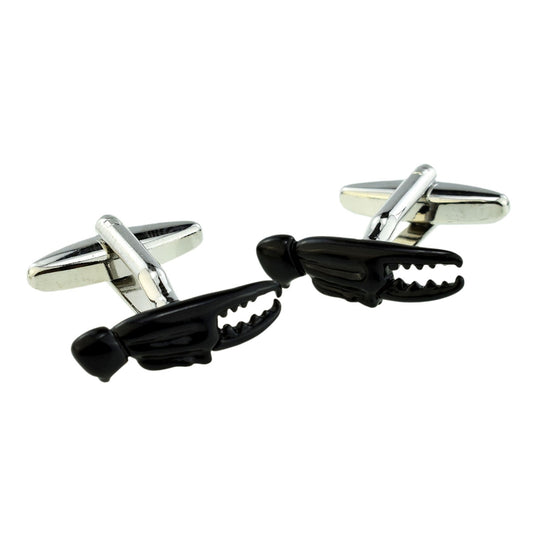 Black Crabs Claw lobster Cufflinks