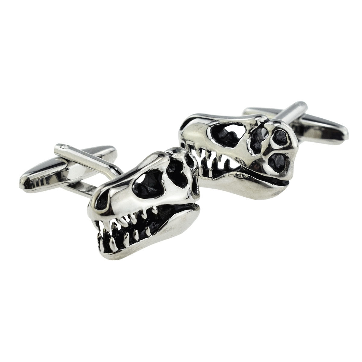 T Rex Skeleton Head Dinosaur Fossil Cufflinks | Ashton and Finch