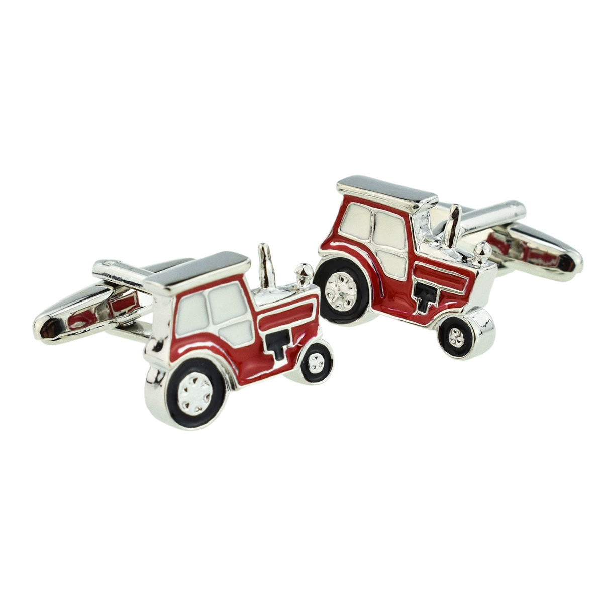 Red Tractor Farm Cufflinks | Ashton and Finch