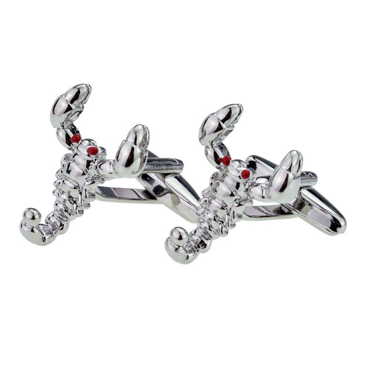 Scorpion Cufflinks with Red Eyes | Ashton and Finch