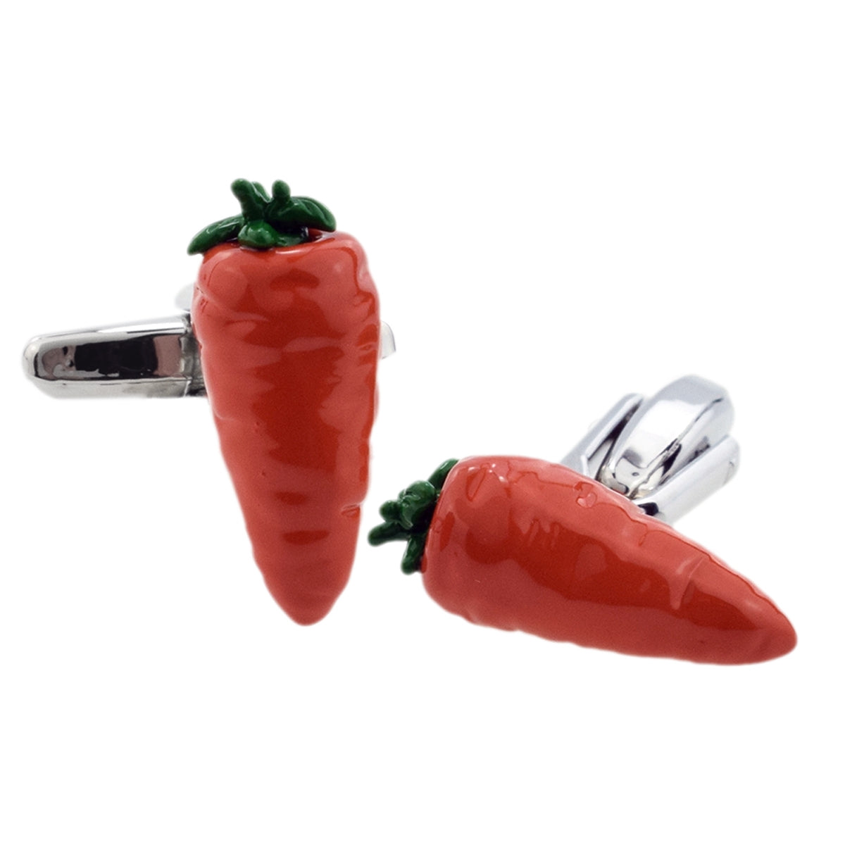 Orange Carrot Design Cufflinks | Ashton and Finch