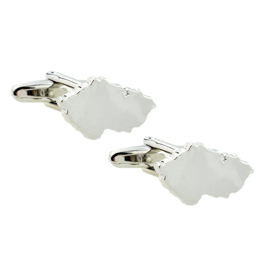 Czechia (Czech Republic) Outline Map Cufflinks | Ashton and Finch