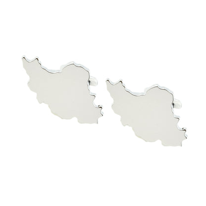 Iran Outline Map Cufflinks | Ashton and Finch