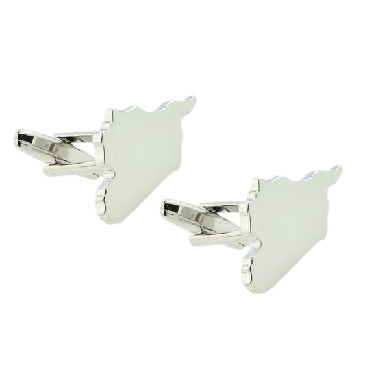 Syria Outline Map Cufflinks | Ashton and Finch