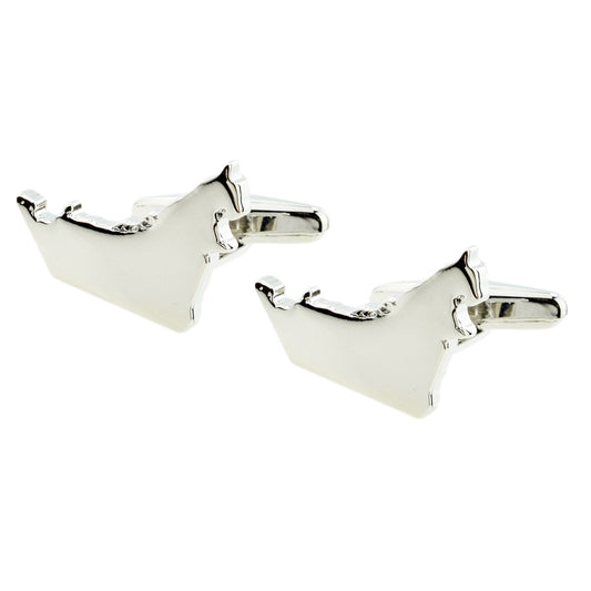 United Arab Emirates Outline Map Cufflinks | Ashton and Finch