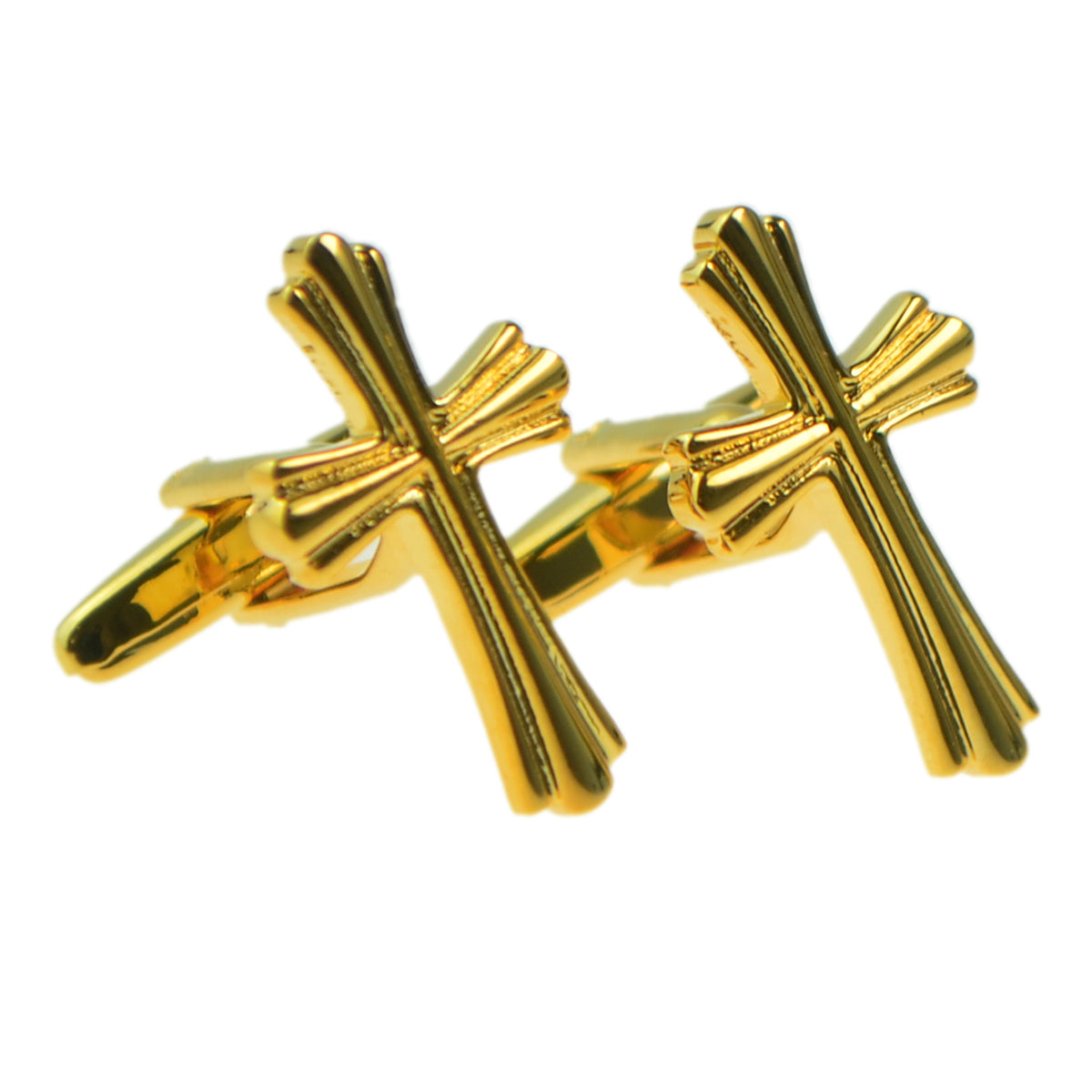 Gold Plated Ornate Christian Cross | Ashton and Finch