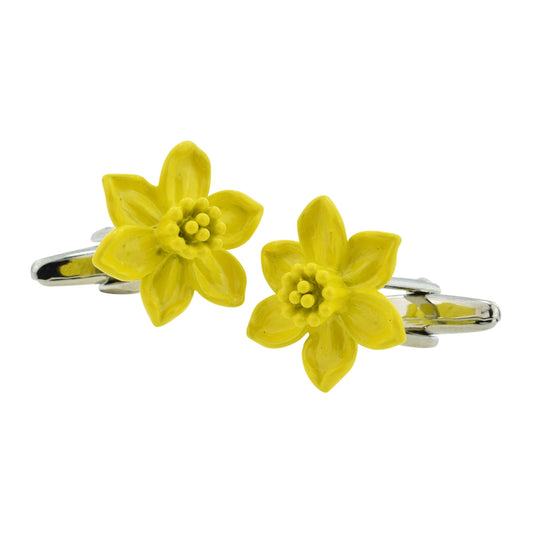Welsh Daffodil Flower Wales Cufflinks | Ashton and Finch