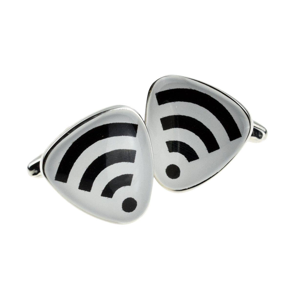 Wifi Sign Design Cufflinks | Ashton and Finch