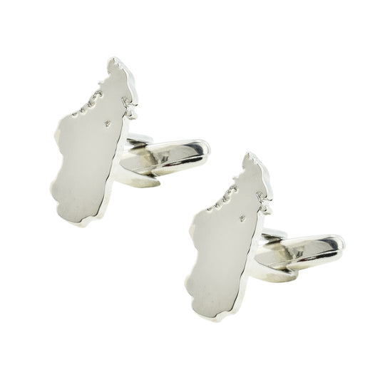 Madagascar Outline Map Cufflinks | Ashton and Finch