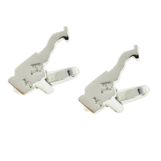 Monaco Outline Map Cufflinks | Ashton and Finch