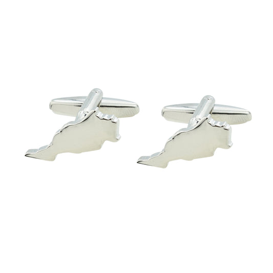Morocco Outline Map Cufflinks | Ashton and Finch