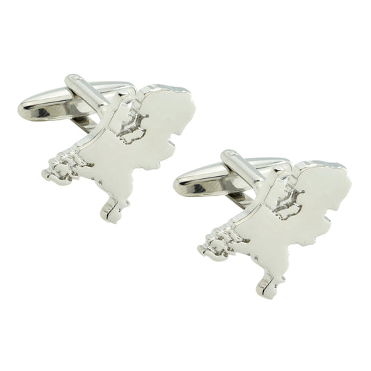 Netherlands Outline Map Cufflinks | Ashton and Finch