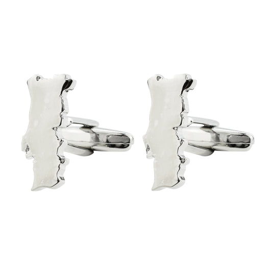Portugal Outline Map Cufflinks | Ashton and Finch