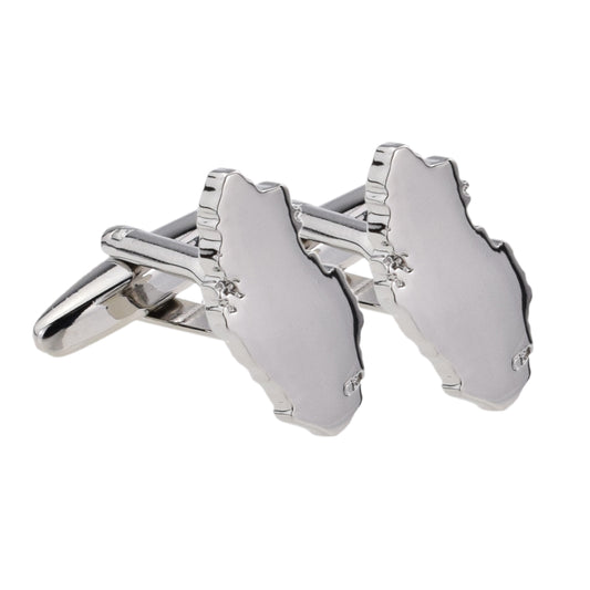 Qatar Outline Map Cufflinks | Ashton and Finch