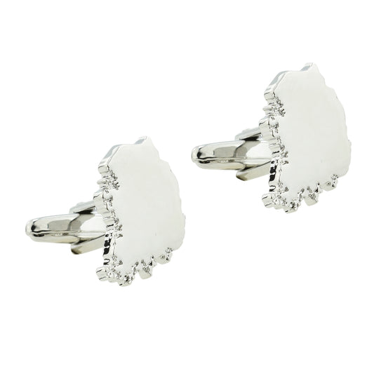 South Korea Outline Map Cufflinks | Ashton and Finch