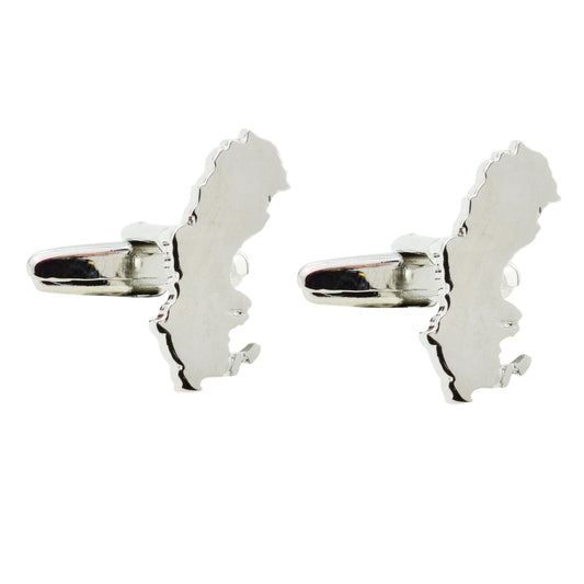 Sweden Outline Map Cufflinks | Ashton and Finch