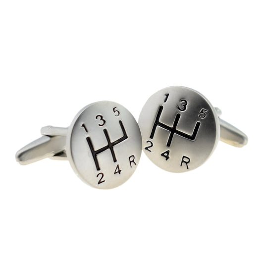 Matt Car Gearstick Cufflinks | Ashton and Finch