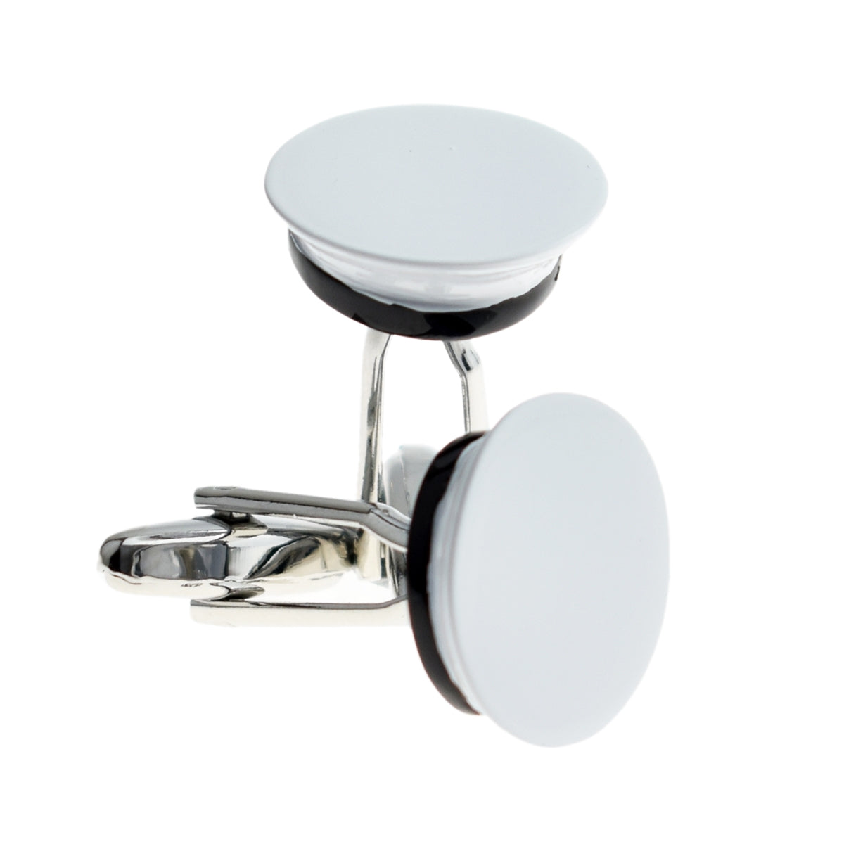 High Detail Navy Sailors Hat Cufflinks | Ashton and Finch