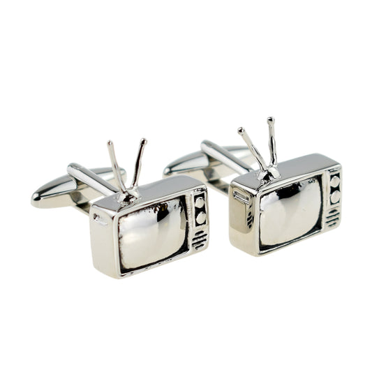Retro Television with Aerial Cufflinks | Ashton and Finch