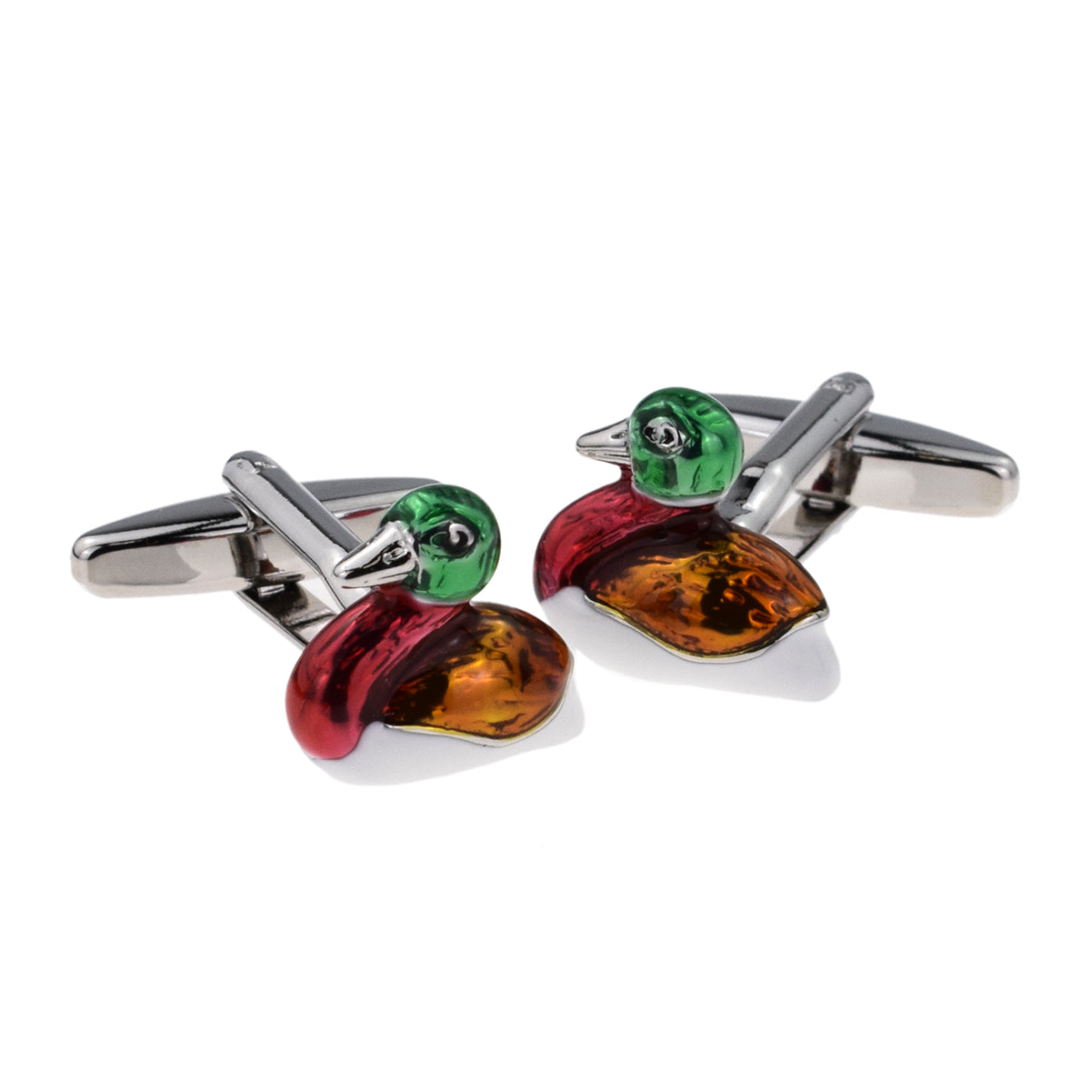 Multicoloured Duck Cufflinks | Ashton and Finch