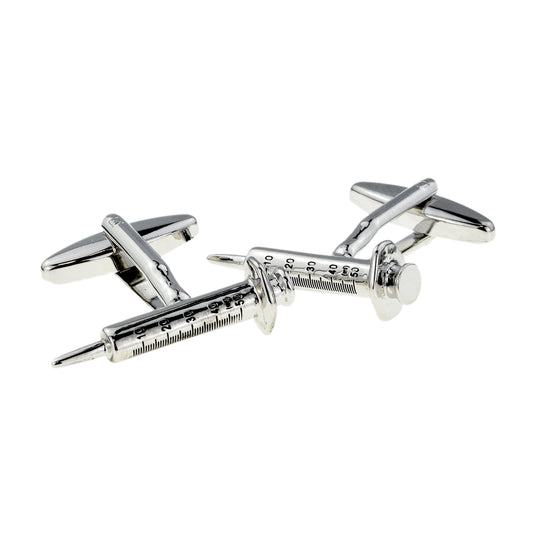 Syringe Design Cufflinks | Ashton and Finch