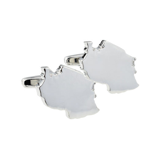 Outline Map of Tanzania Cufflinks | Ashton and Finch