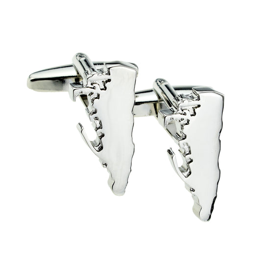 Outline Map of Gibraltar Cufflinks | Ashton and Finch