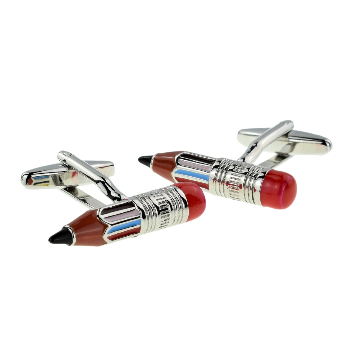 Coloured Artists Pencil Design Cufflinks | Ashton and Finch