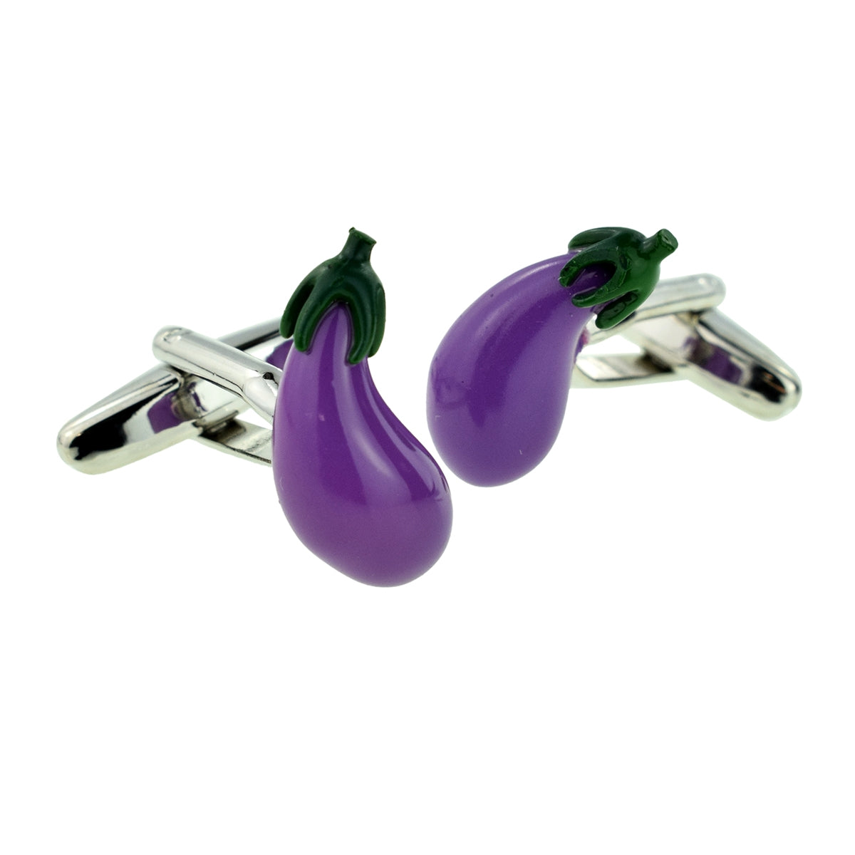 Fun Aubergine Design Cufflinks | Ashton and Finch