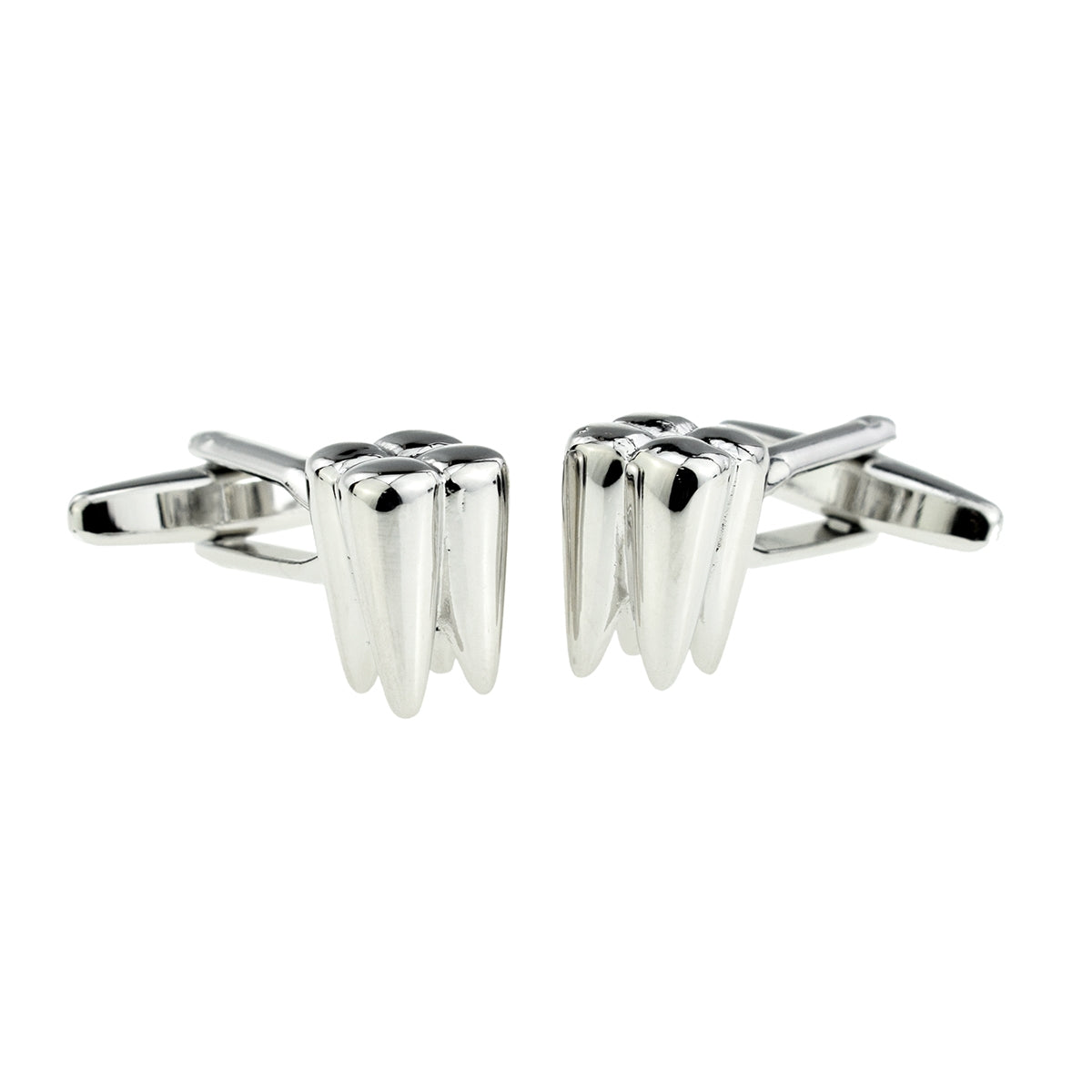 Silver Coloured Extracted Tooth Cufflinks | Ashton and Finch