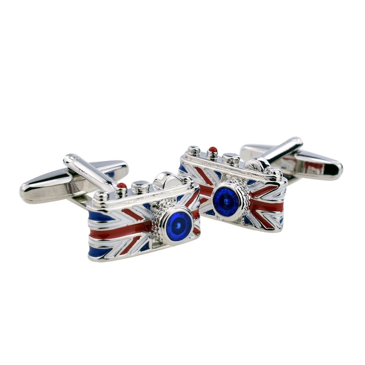 Union Jack Design Camera Cufflinks | Ashton and Finch