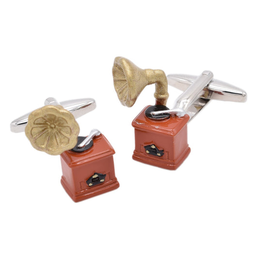 Gramophone Cufflinks | Ashton and Finch