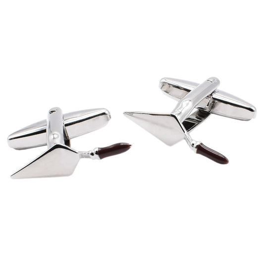 Brown Handled Masonic Trowel Cufflinks | Ashton and Finch