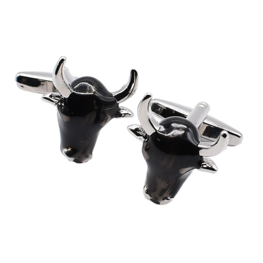 Black Bulls Head Cufflinks | Ashton and Finch