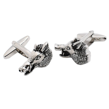 Wild Boar Head Design Cufflinks | Ashton and Finch