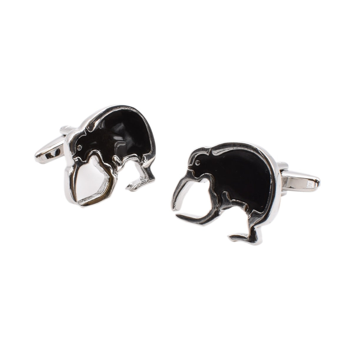 Black Kiwi Bird Cufflinks | Ashton and Finch