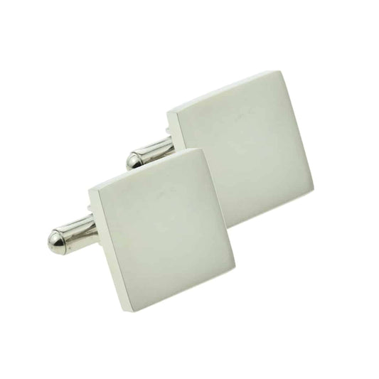 Brushed Matt Finish Deluxe Square Cufflinks - Unboxed | Ashton and Finch