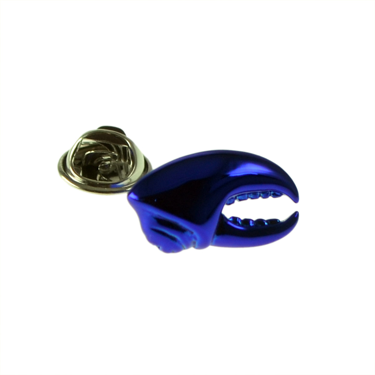 Blue Lobster Claw Lapel Pin Badge