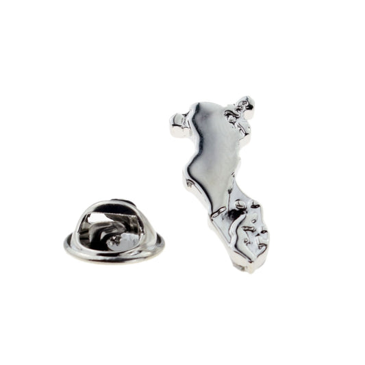 Outline Map of Bahrain Lapel Pin Badge