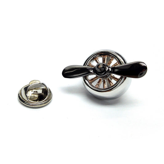 Aeroplane Aircraft Propeller Lapel Pin Badge