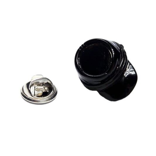 American Confederate Black Kepi Soldiers Cap Hat Lapel Pin Badge