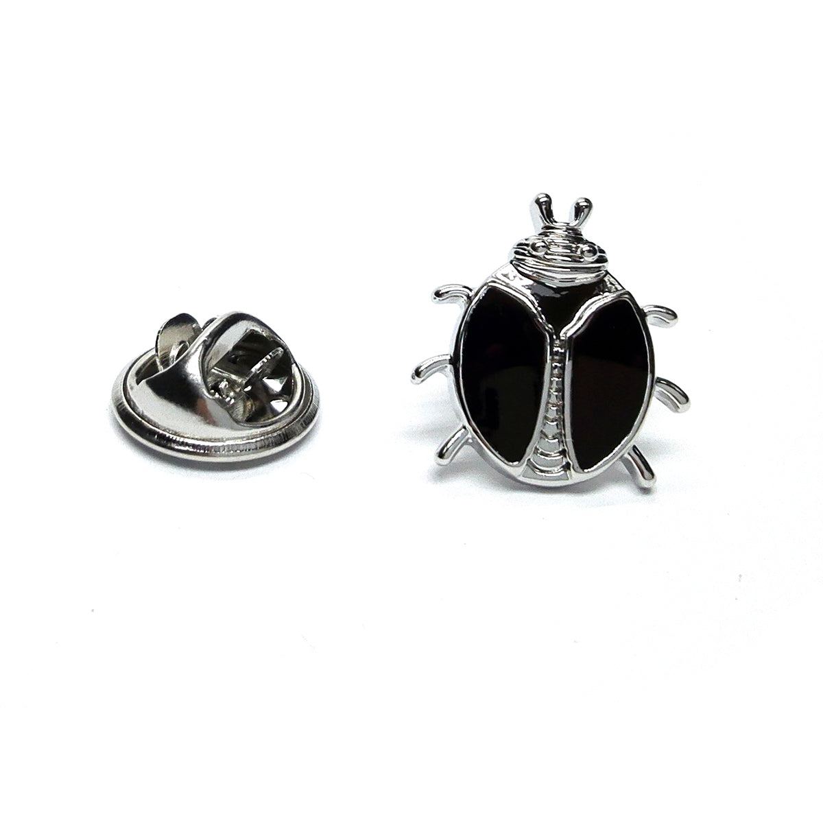 Black Bug Lapel Pin Badge