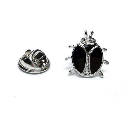 Black Bug Lapel Pin Badge