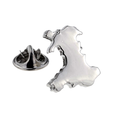 Wales Outline Map Welsh Lapel Pin Badge