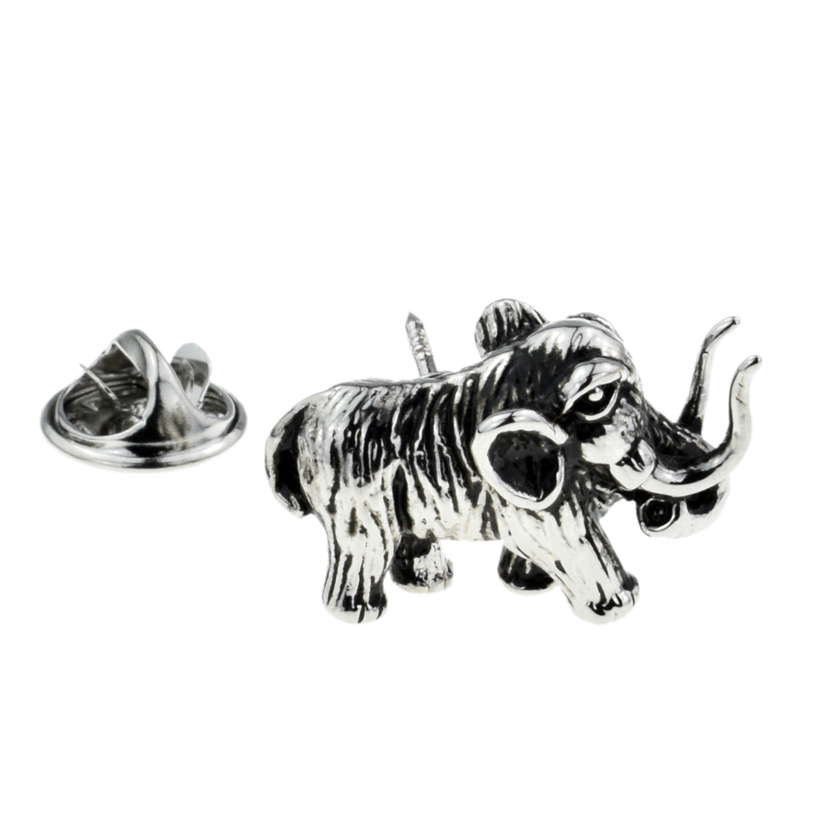 Woolly Mammoth High Detail 3D Lapel Pin Badge