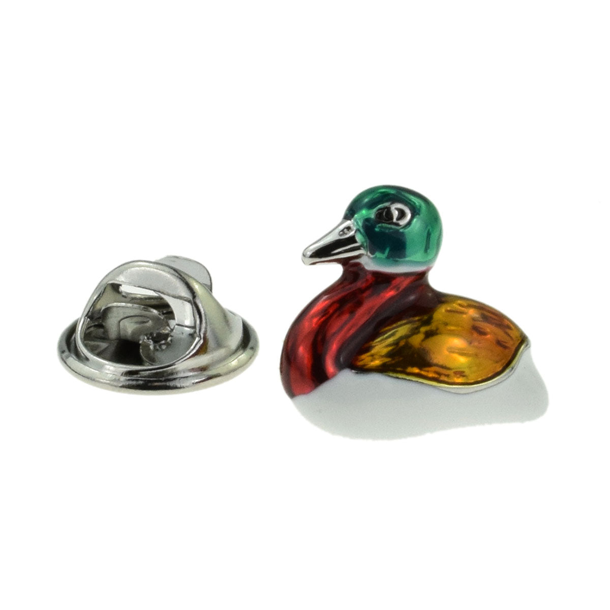 Multicoloured Duck Lapel Pin Badge